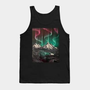 Christmas Northern Lights Tank Top